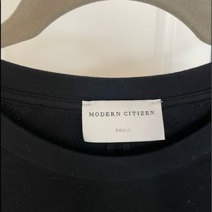 Modern Citizen black maxi dress size S open black with wrap around belt